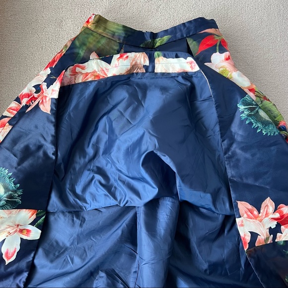 Love Bonito Midi Flower Poofy Blue Skirt - Picture 7 of 8